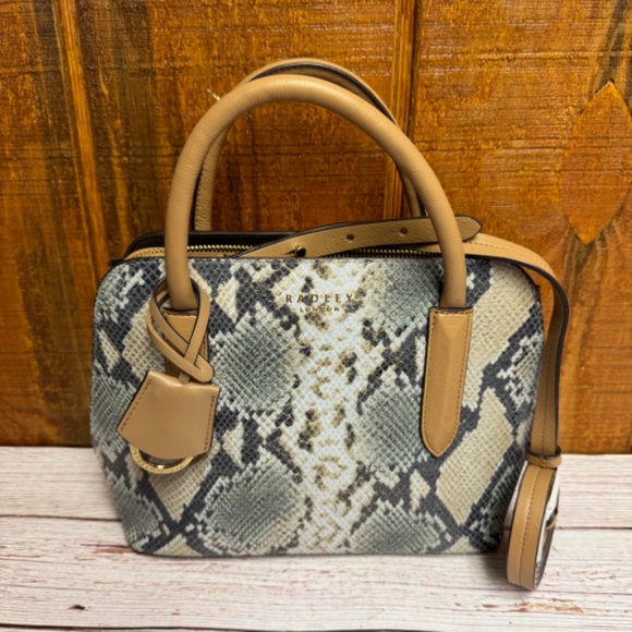 Radley London Liverpool 2.0 Medium Zip-Top Satchel - Butterscotch